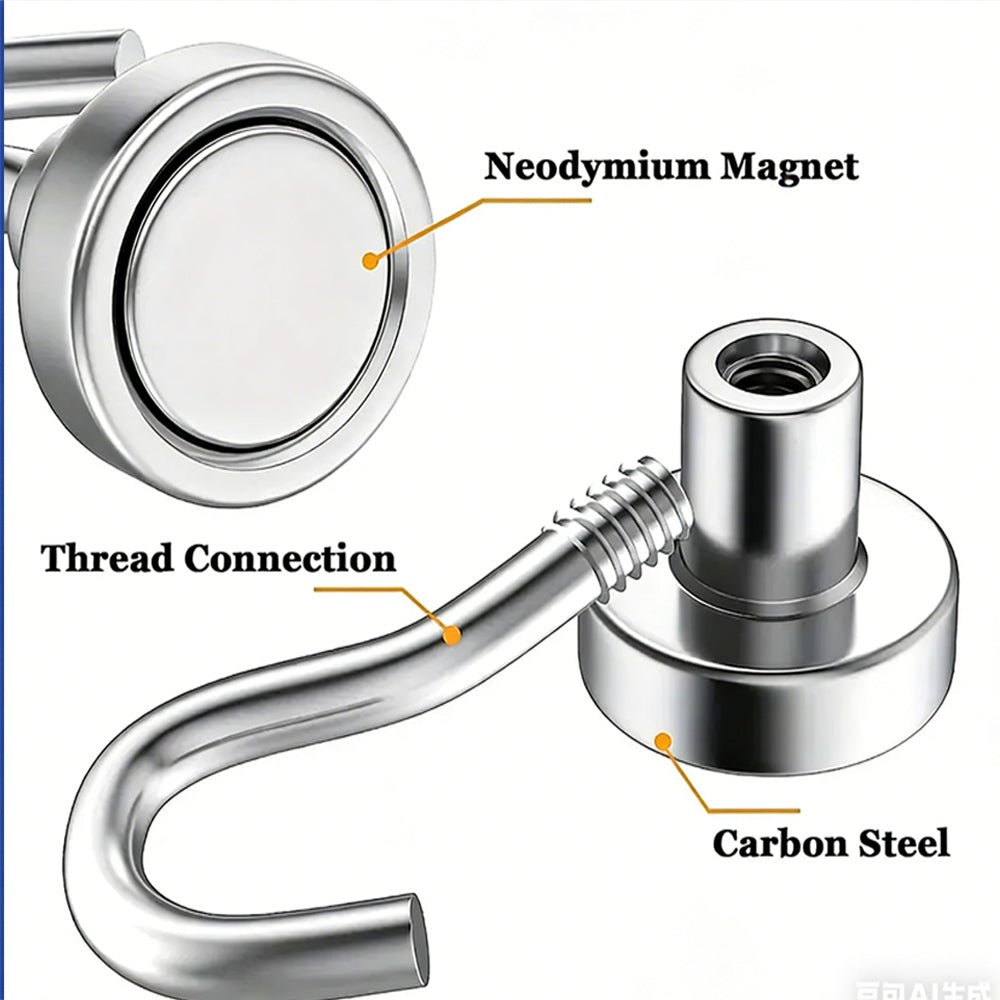 26.45lbs Neodymium Magnetic Hook - magpullbulk