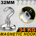 75lbs Heavy Duty Neodymium Magnetic Hook