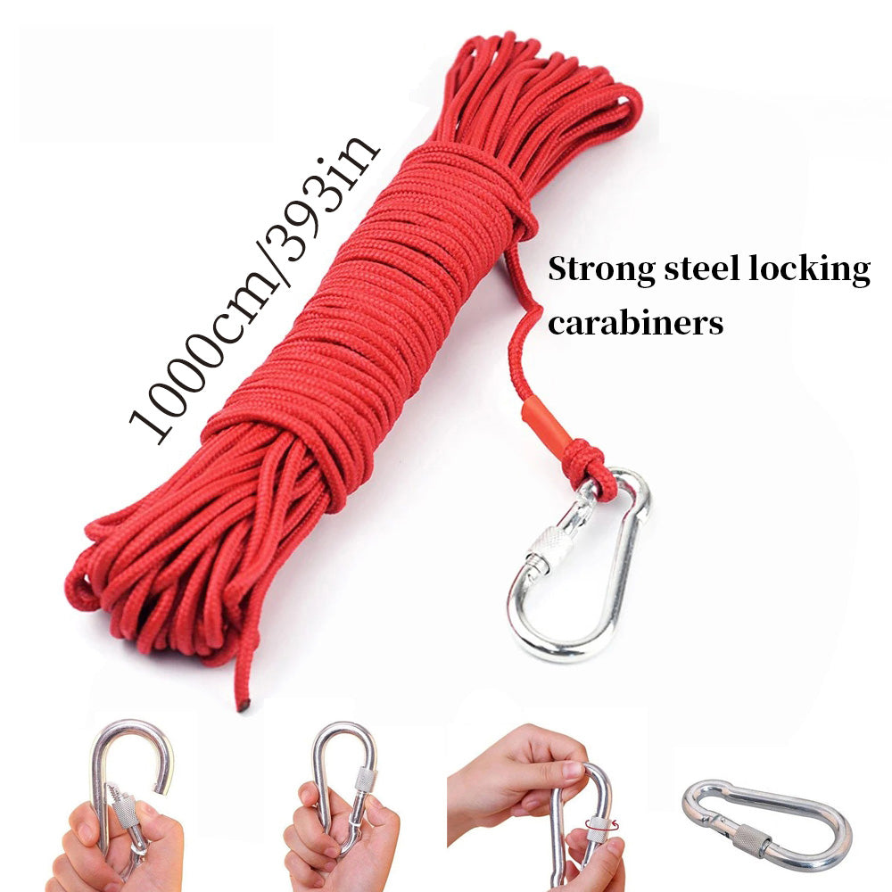 Magnet Fishing Kit-500 lbs / 227 kg Pulling Force with Rope| Strong Retrieval Magnet