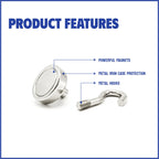 26.45lbs Neodymium Magnetic Hook