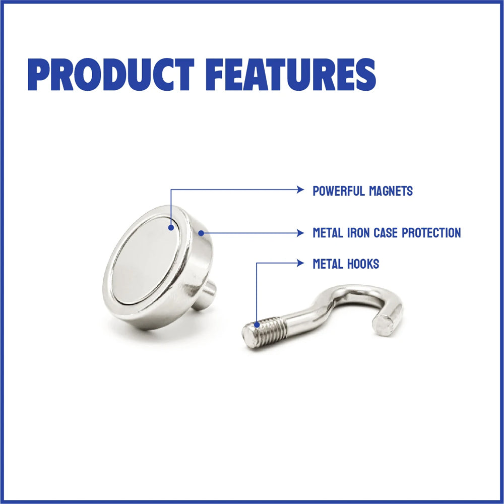 26.45lbs Neodymium Magnetic Hook