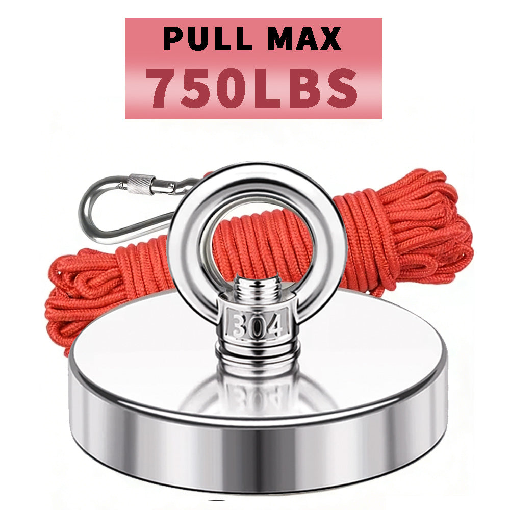 Magnet Fishing Kit-700 lbs / 350 kg Pulling Force with Rope| Strong Neodymium