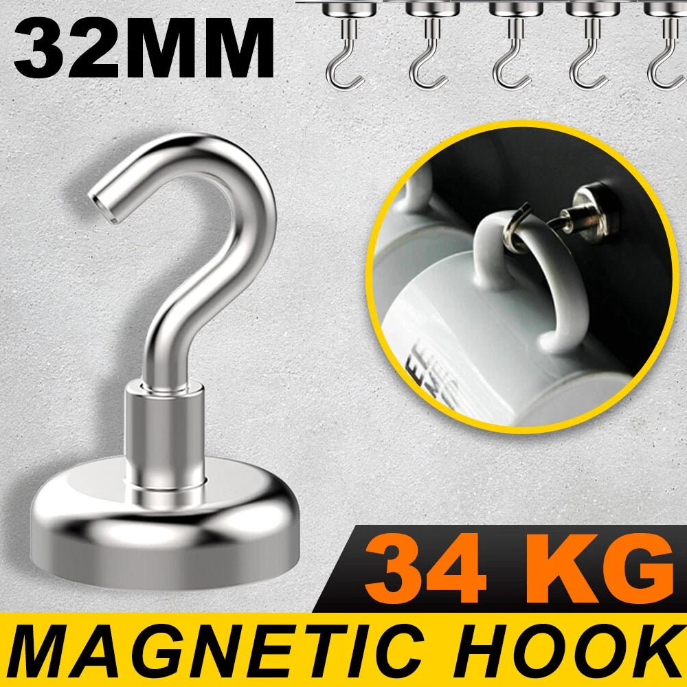 75lbs Heavy Duty Neodymium Magnetic Hook – magpullbulk
