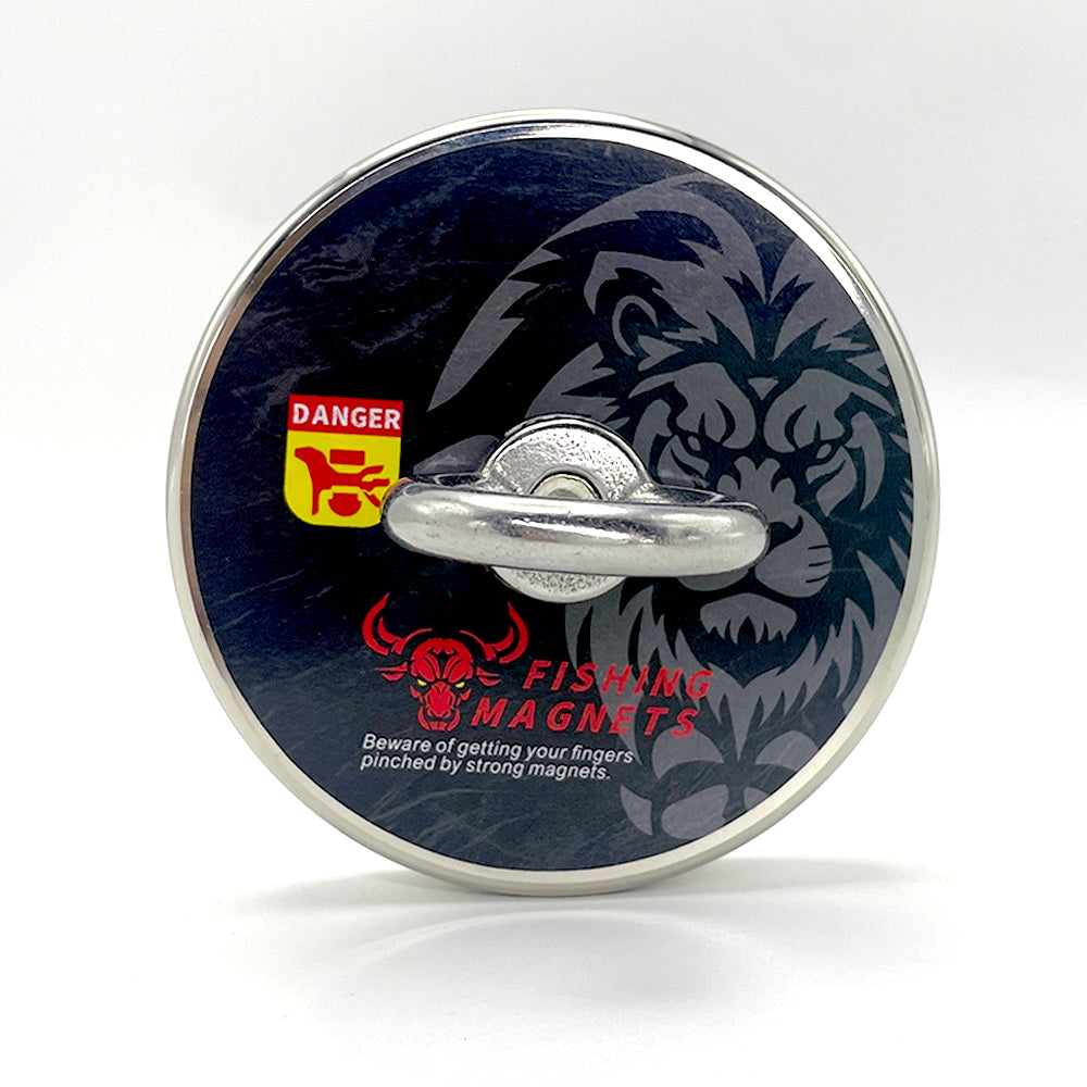 Fishing Magnet - 700 lbs / 350 kg Pulling Force  | Black Lion Edition