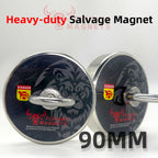 Fishing Magnet kit - 700 lbs / 350 kg Pulling Force with Rope | Black Lion Edition