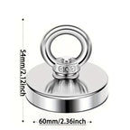 Fishing Magnet with 300 lbs Pull Force|Strong Neodymium