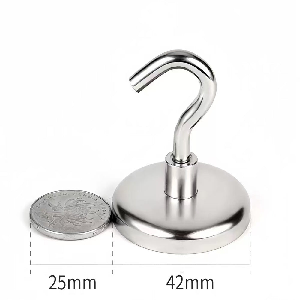 Strong Neodymium Magnet Hooks for Hanging | Heavy Duty Magnetic Hooks