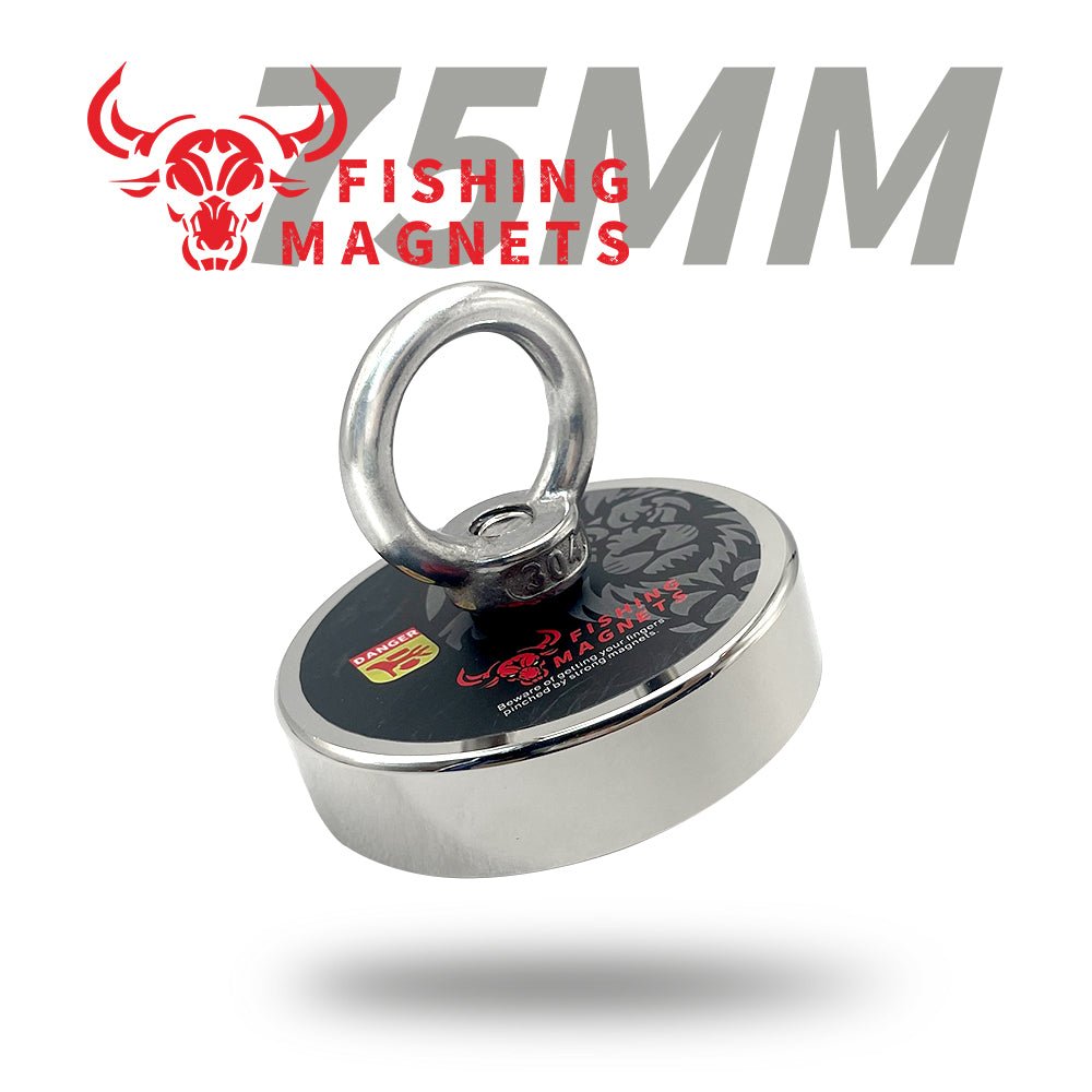 Magnet Fishing Kit - 550 lbs / 250kg Pulling Force with Rope| Strong Retrieval Magnet - magpullbulk