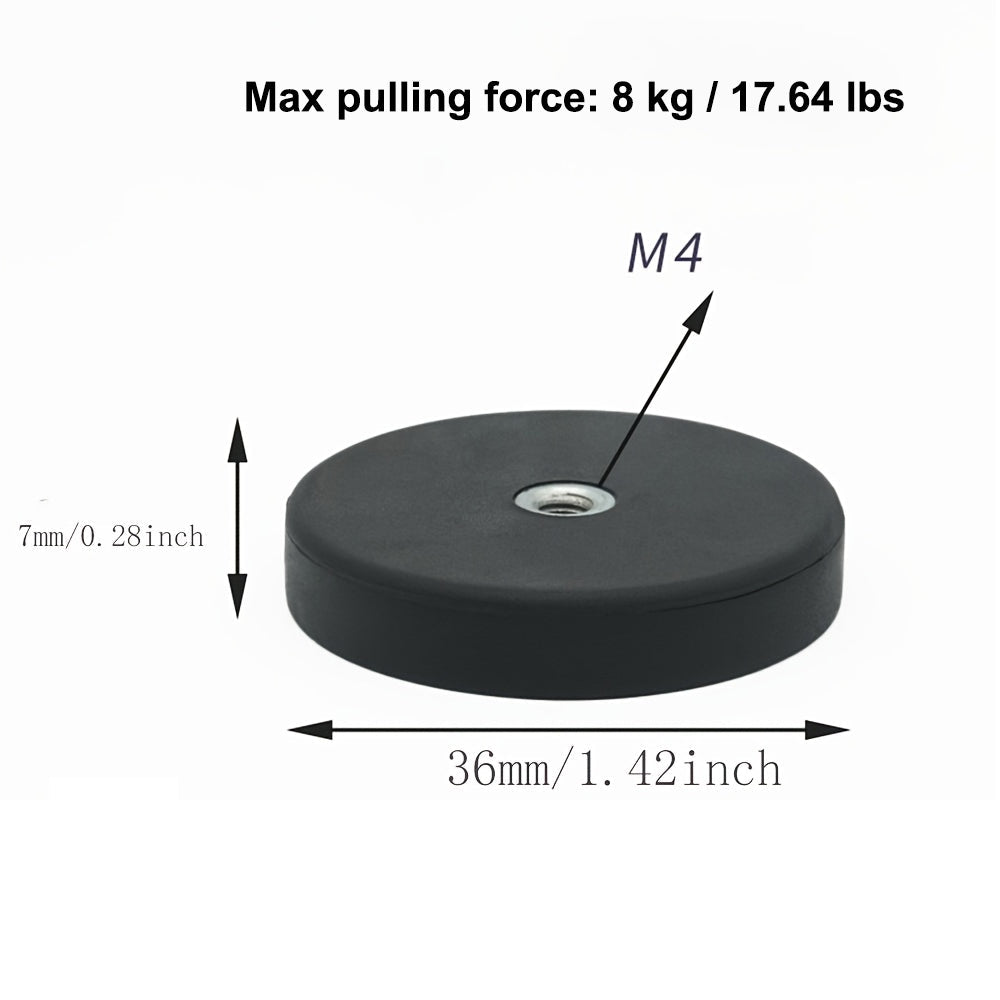 Rubber Coated Magnet|Magnetic Base - magpullbulk