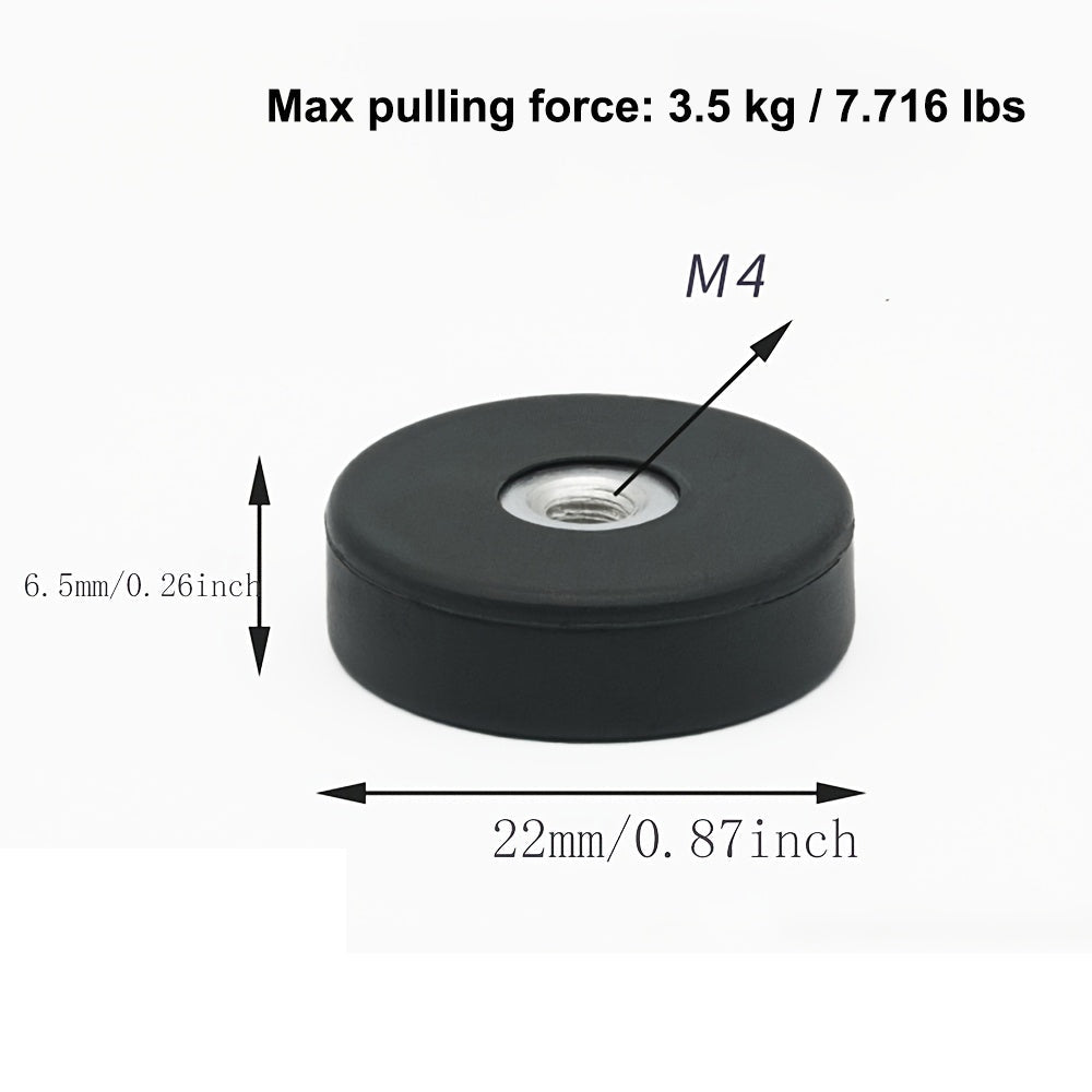 Rubber Coated Magnet|Magnetic Base - magpullbulk
