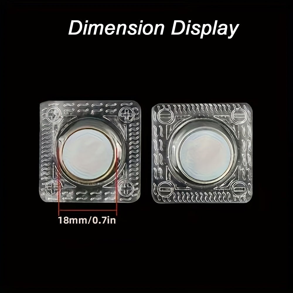 Strong Magnetic Sew - on Buttons | Invisible PVC Hidden Magnetic Clasps for Wallets, Handbags & Apparel - magpullbulk