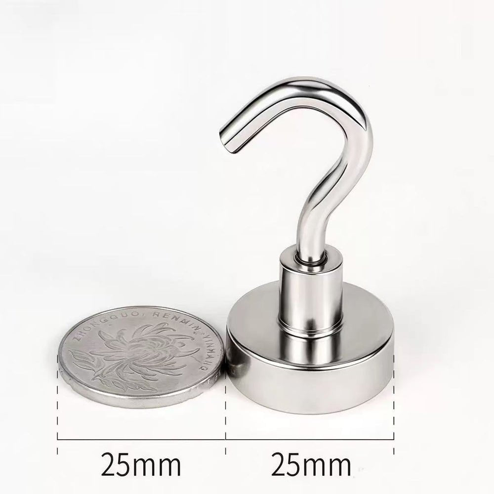 Strong Neodymium Magnet Hooks for Hanging | Heavy Duty Magnetic Hooks - magpullbulk