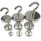 Strong Neodymium Magnet Hooks for Hanging | Heavy Duty Magnetic Hooks - magpullbulk