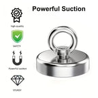 Strong Suction Fishing Magnet|NdFeB Fishing Magnet for Underwater Retrieving & Treasure Hunting - magpullbulk